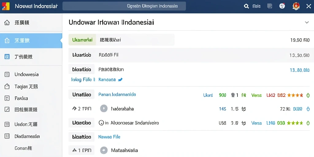 Tampilan antarmuka aplikasi yang menarik dan user-friendly.