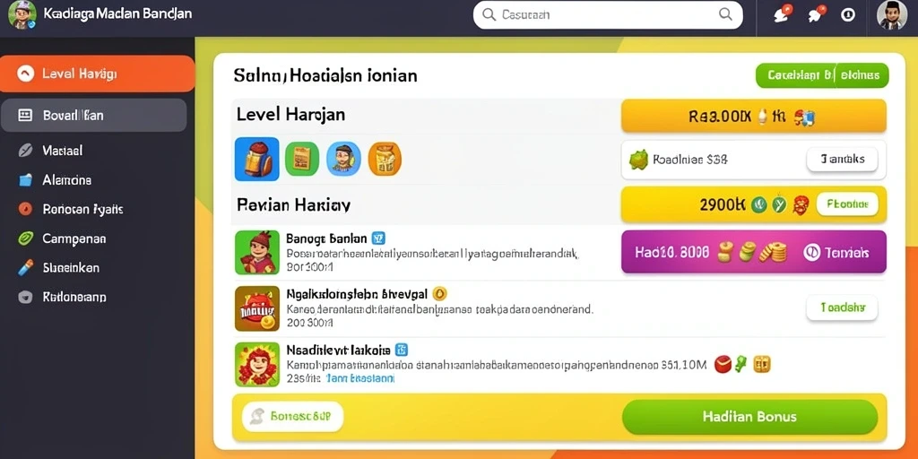 Tampilan beranda yang menarik dan mudah dipahami.