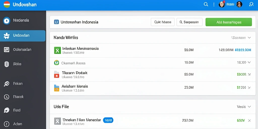 Tampilan antarmuka yang ramah pengguna.