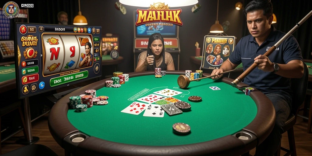 Tampilan utama aplikasi OKGAMES yang menarik dan mudah dinavigasi.