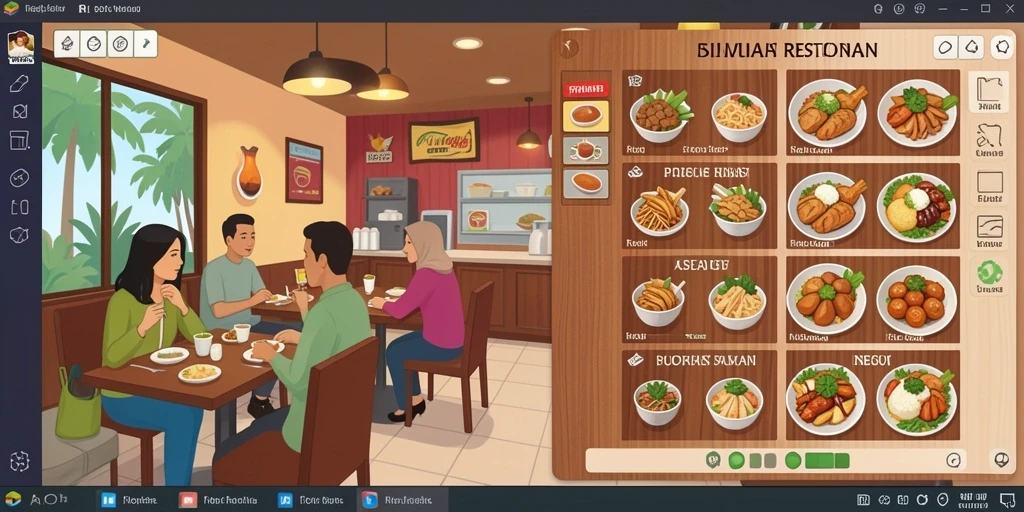 Tampilan antarmuka yang intuitif dan modern.