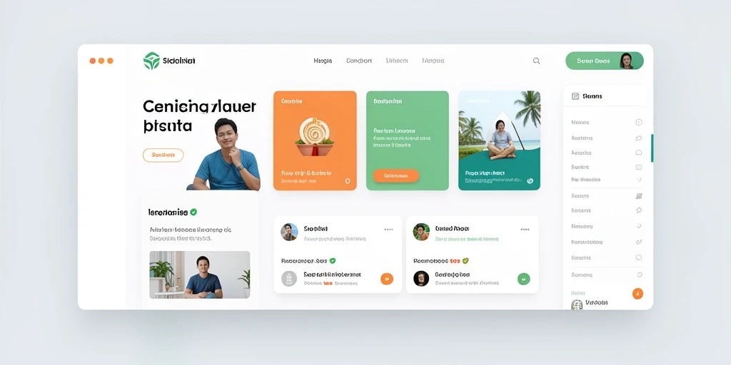 Tampilan awal yang memukau dan user-friendly.
